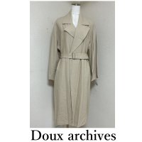 画像1: タグ付き　Doux archives(ドゥアルシーヴ) フレンチリネン スプリングコート