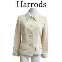 画像1: Harrods(ハロッズ) 　レディース　ステンカラージャケット　春　秋　ベージュ　M