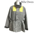 画像1: Mila Owen(ミラオーウェン)　ユーティリティ　ドルマンスリーブ　ジャケット　グレンチェック (1)