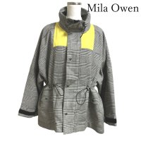 画像1: Mila Owen(ミラオーウェン)　ユーティリティ　ドルマンスリーブ　ジャケット　グレンチェック