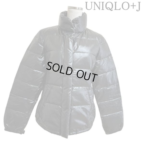 画像1: UNIQLO＋J 　ユニクロ　ジルサンダー　ダウンジャケット レディース ダウンコート　テカテカダウン　黒　M (1)