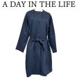 画像1: A DAY IN THE LIFE　ユナイテッドアローズ　レディース　ノーカラーコート　ネイビー　スプリングコート　秋コート (1)