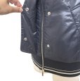 画像8: 23区SPORTS　レディース　フード付き　ダウン風ベスト　中綿ベスト　ネイビー　チェック　L　 (8)