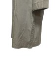 画像3: upper hights　ARMY　ツイルロングコート　スプリングコート　カーキ　撥水　 (3)