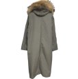 画像4: upper hights　ARMY　ツイルロングコート　スプリングコート　カーキ　撥水　 (4)