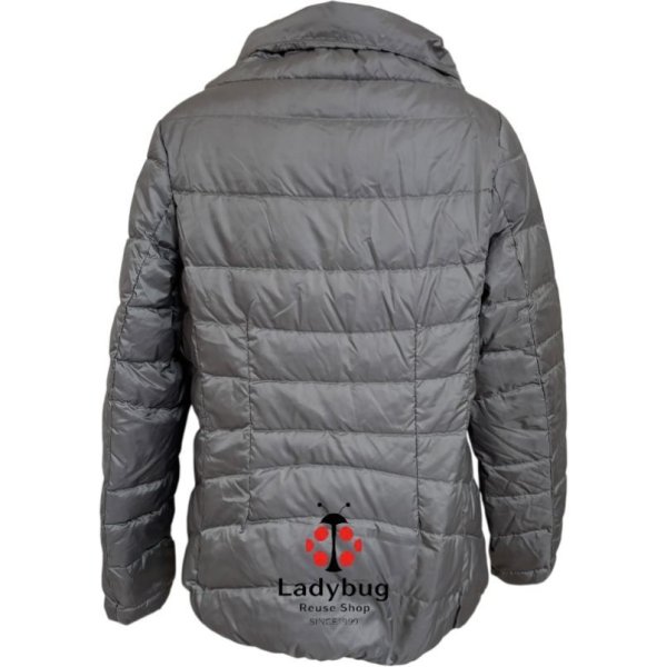 画像6: エディバウワー　レディース　スタンドカラー　ダウンジャケット　グレー　M (6)