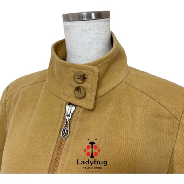 画像3: カステルバジャック　古着　スタンドカラー　コーデュロイブルゾン　マスタード (3)