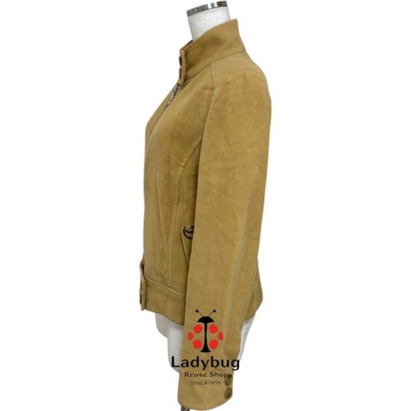 画像4: カステルバジャック　古着　スタンドカラー　コーデュロイブルゾン　マスタード (4)