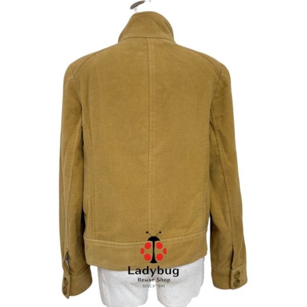 画像5: カステルバジャック　古着　スタンドカラー　コーデュロイブルゾン　マスタード (5)