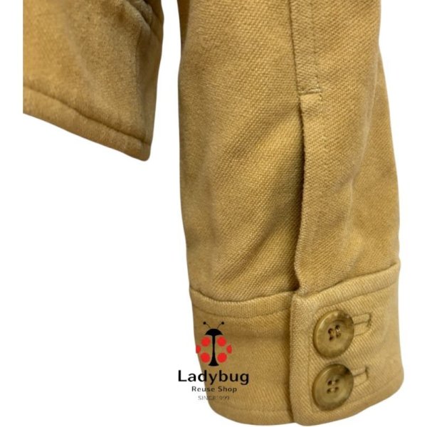 画像6: カステルバジャック　古着　スタンドカラー　コーデュロイブルゾン　マスタード (6)