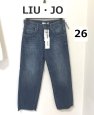画像1: LIU・JO （リュージョー）レディース ジーンズ 裾切りっぱなし クロップドジーンズ  26 (1)