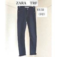 画像1: ZARA　TRF　ザラ　レディース　小さいサイズ　スキニーパンツ　ネイビー　EU32（5号）