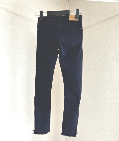 画像2: ZARA　TRF　ザラ　レディース　小さいサイズ　スキニーパンツ　ネイビー　EU32（5号） (2)