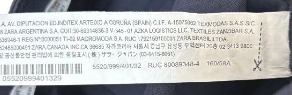 画像6: ZARA　TRF　ザラ　レディース　小さいサイズ　スキニーパンツ　ネイビー　EU32（5号） (6)