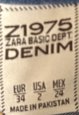画像8: タグ付き　ZARA basic　Z1975　レディース　ジーンズ　ローライズ　スキニーフィット　デニムパンツ　34 (8)