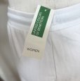 画像4: ベネトン　レディース　スウェットパンツ　スリム　ジョガーパンツ　白　M (4)