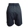 画像2: Achic　レディース　ショートパンツ　ハーフパンツ　ハイウエスト　キュロットパンツ　黒　ブラック　無地　M　夏 (2)