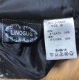 画像7: タグ付き LINOSUG ハイウエスト ミニ タイトスカート シャギーウール 黒 チェック M (7)