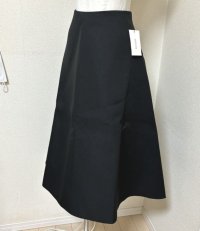 画像2: タグ付きELFRANK　スカート ボンディングボリュームフレアロングスカート　黒　M