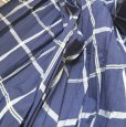 画像7: タグ付き　ROPE PICNIC　ロペピクニック　ロングスカート　春　夏　フレンチリネン混プリーツスカート　ブルー　チェック　38号 (7)
