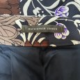 画像3: マッキントッシュロンドン　ギャザースカート　膝丈　ブラウン　秋色　花柄　M (3)