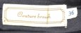 画像5: Couture brooch（クチュールブローチ） コットンレース ドッキング ワンピース ひざ丈 紺 36号 (5)