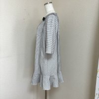 画像2: TO BE CHIC(トゥービーシック)　レディース　チュニック【ウォッシャブル】ステッチチェックチュニック　L　秋