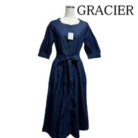 画像1: GRACIER　グラシア　レディース　ワンピース　ロング　レーヨンワンピース　デニムワンピース　秋