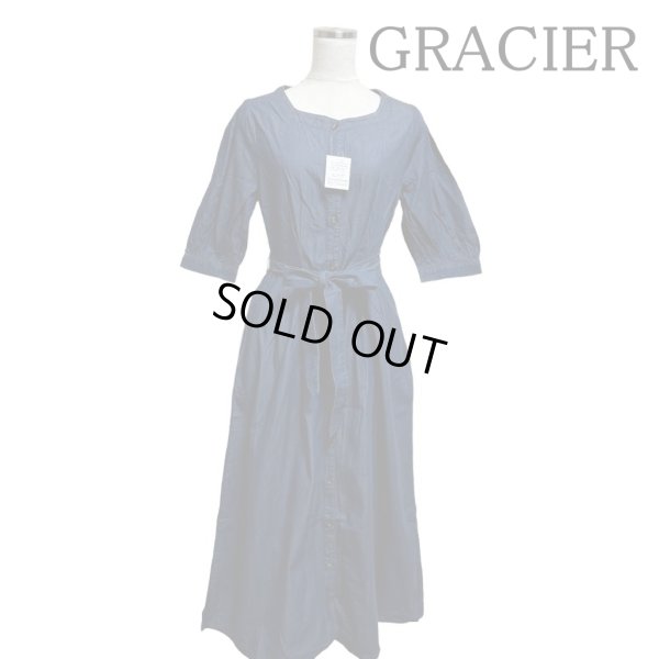 画像1: GRACIER　グラシア　レディース　ワンピース　ロング　レーヨンワンピース　デニムワンピース　秋 (1)