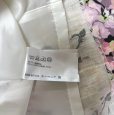 画像7: ローラアシュレイ　ARCHIVE　ワンピース　膝下　　リネン　ノースリーブ　ホワイト　ローズプリント　38号 (7)