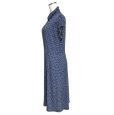 画像3: TALBOTS　タルボット　前ボタン　襟付き　半袖ワンピース　ストレッチ　青　接触冷感　M (3)