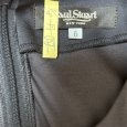 画像5: Paul Stuart(ポールスチュアート) 　半袖ワンピース　ウエストリボン　シルケット　ミモレ丈　ダークブラウン　無地　6 (5)