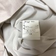 画像9: UNTITLED(アンタイトル）　レディース　ワンピース　膝丈　ひざ丈　フレンチスリーブ　ドッキングワンピース　ベージュ　M (9)