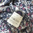 画像7: PINORE relax レディース　ワンピース　フレンチスリーブ　東欧プリント　フラワープリント　白　ピンク　ネイビー (7)