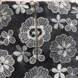 画像4: 組曲プリエ　KUMIKYOKU PRIER　レディース　ワンピース　ひざ丈　フォーマル　黒　ブラック　花刺繍　Ⅿ (4)