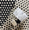 画像8: OTTO　オットー　ノースリーブワンピース　膝丈　黒　ドット　9号 (8)