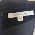 画像6: fredy emue フレディ エミュ　ロングワンピース　長袖　スウェード調　黒無地　 ブラック　38号 (6)