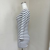 画像2: GAP レディース  カットソー ７分袖 ボーダー XXS