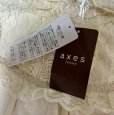 画像7: axes femme アクシーズファム　レディース　カットソー　長袖　レース切り替えタートル　アイボリー (7)