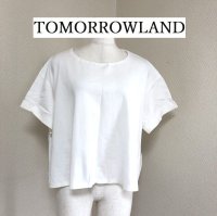画像1: TOMORROWLAND(トゥモローランド)Ｔシャツ  裾広がり 半袖 きれいめ ホワイト Ｓ