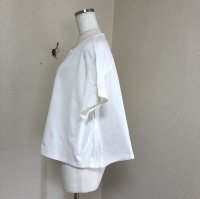 画像2: TOMORROWLAND(トゥモローランド)Ｔシャツ  裾広がり 半袖 きれいめ ホワイト Ｓ