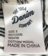 画像6: The 1964 Denim Company レディース Tシャツ 花刺繍 半袖 ボーダー S (6)