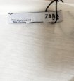 画像6: ザラ　ZARA　レディース　半袖　カットソー　パール付き　白　ホワイト　無地　M (6)