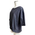 画像2: COMME CA ISM　コムサイズム　レディース　 ボリュームスリーブ 　Tシャツ　半袖　前上がり　デニムライク　11号 (2)