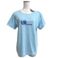 画像1: VISBY　レディース　Tシャツ　半袖カットソー　かたつむり　ライトブルー　M (1)