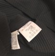 画像9: TOCCO CLOSET　レース襟付き　スカラップカットスリーブ　リブカット　プルオーバー　黒 (9)