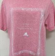 画像3: adidas  アディダス　レディース　半袖シャツ　ピンク　速乾　Ｍ (3)