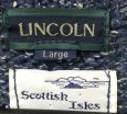 画像3: LINCOLN メンズ ニット セーター 高級 ノルディックニット  スコットランド製 ブルー (3)