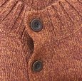 画像3: エディバウワー メンズ ニット セーター 襟付き 長袖 れんが XL (3)