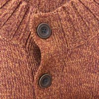 画像3: エディバウワー メンズ ニット セーター 襟付き 長袖 れんが XL
